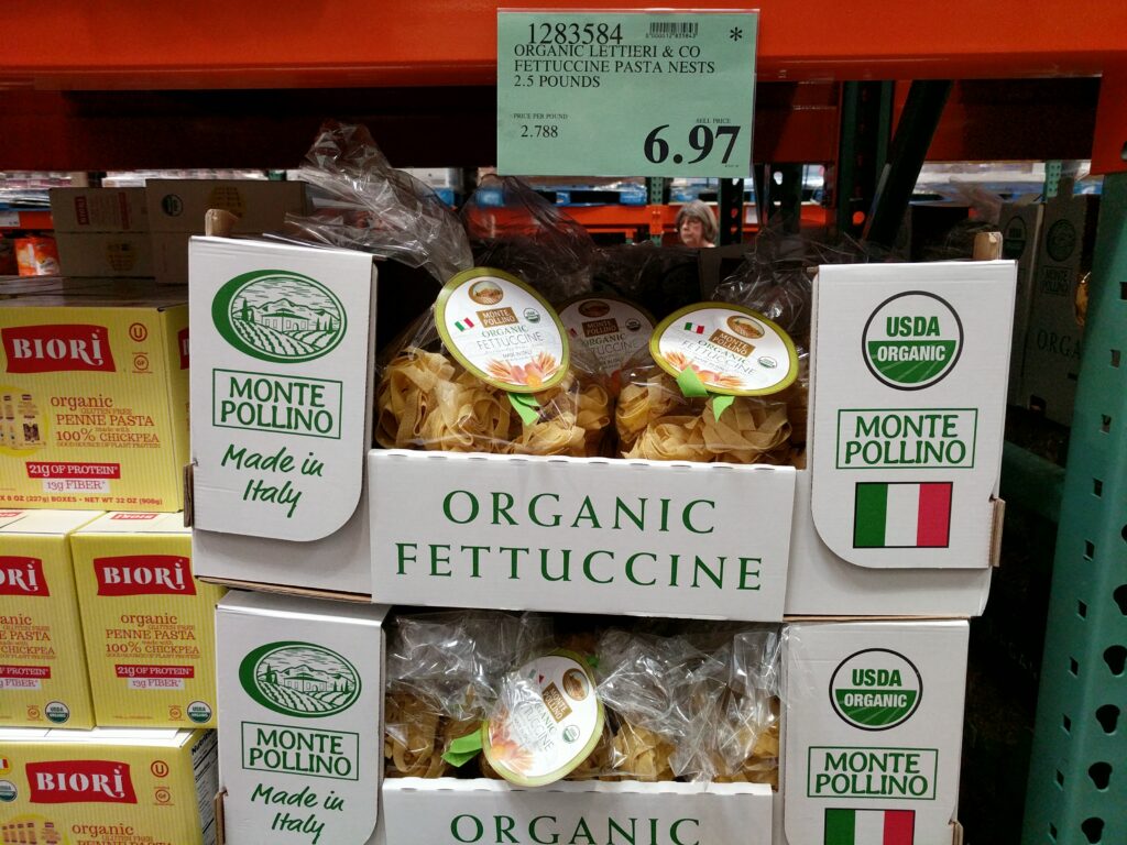 Monte Pollino Organic Fettuccine Pasta Nests