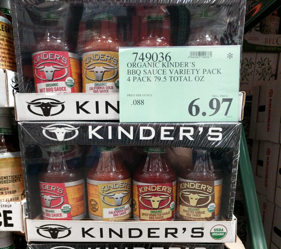 Kinders Organic BBQ Sauce Variety Pack