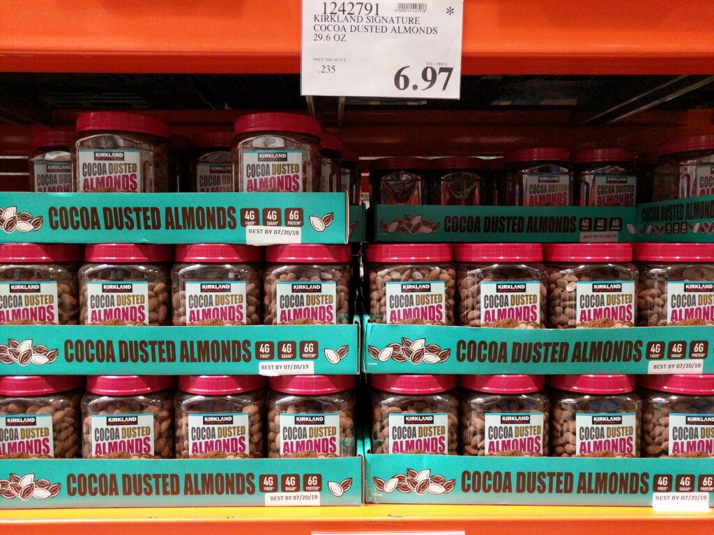 Kirkland Signature Cocoa Dusted Almonds