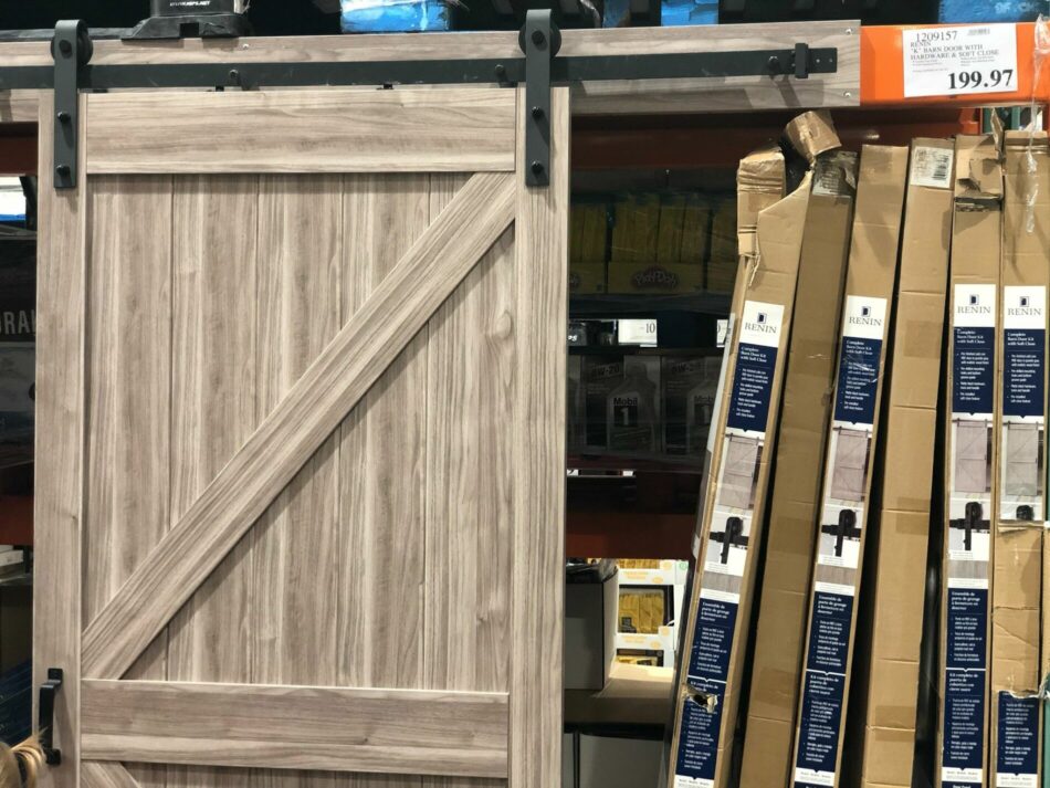 Renin K Barn Door With Hardware Costco97 Com