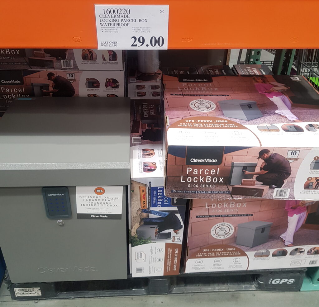 CleverMade Locking Parcel Box Waterproof