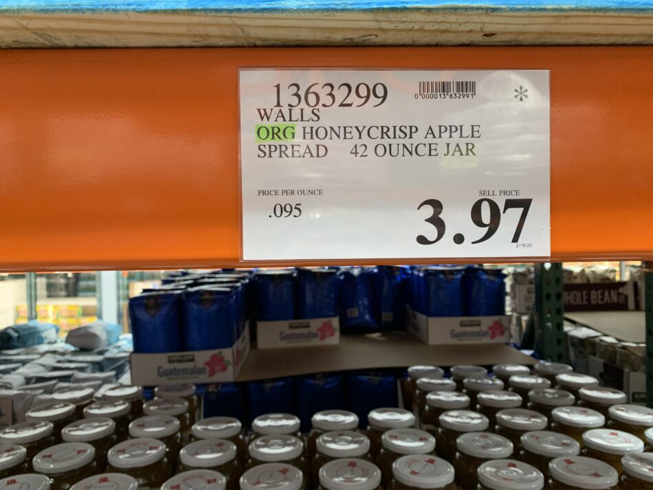 Walls Organic Honeycrisp Apple Spread