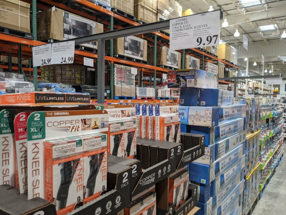 Copper Fit Knee Compression Sleeves 2Pack