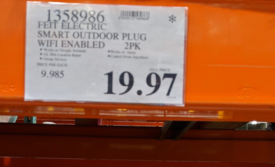 FEIT Electric Smart Outdoor Plugs 2Pack