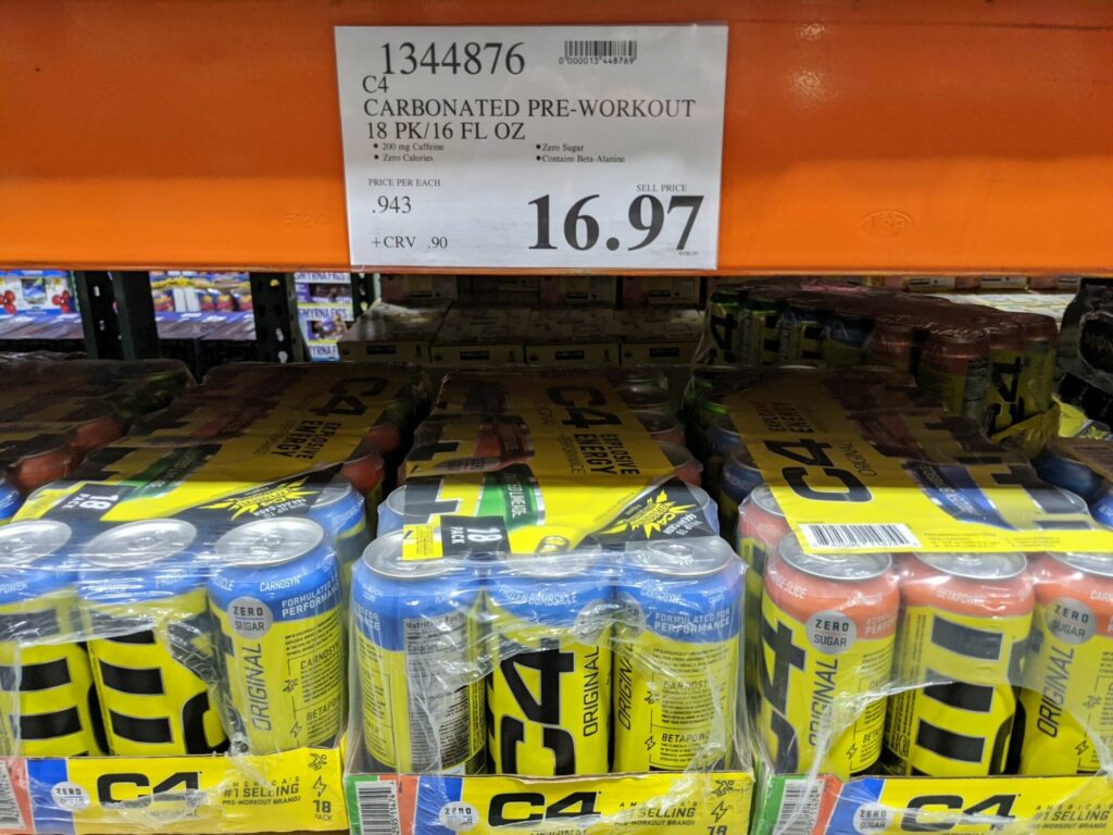 C4 Carbonated PreWorkout 18PK