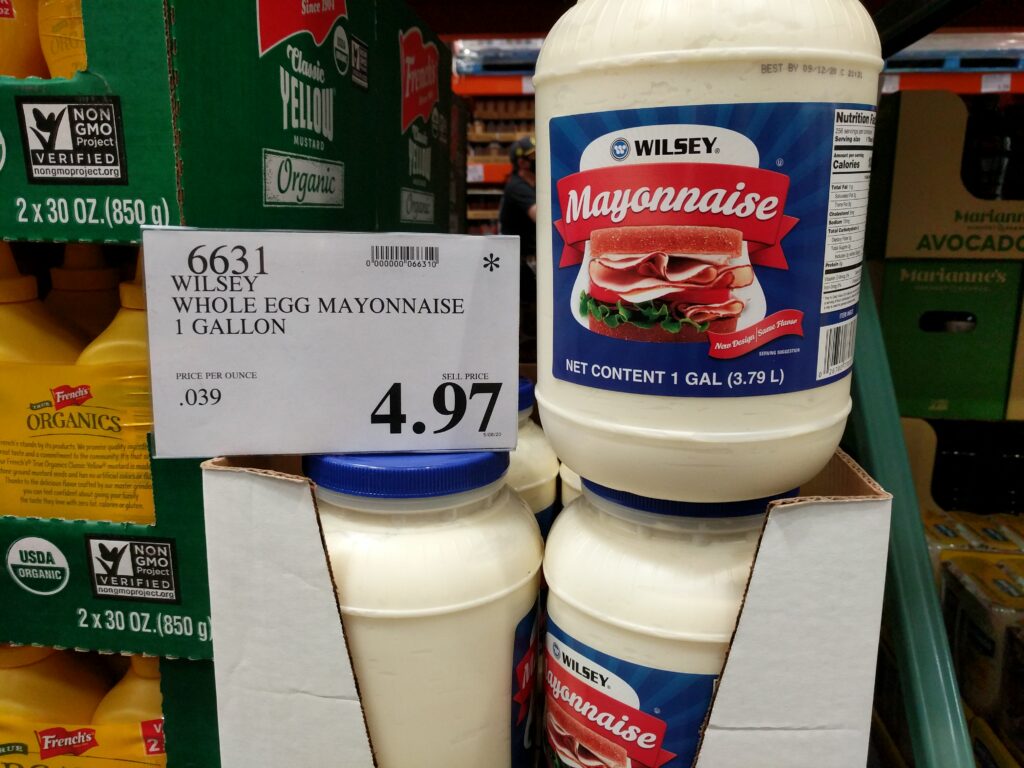 Wilsey Whole Egg Mayonnaise 1 Gal