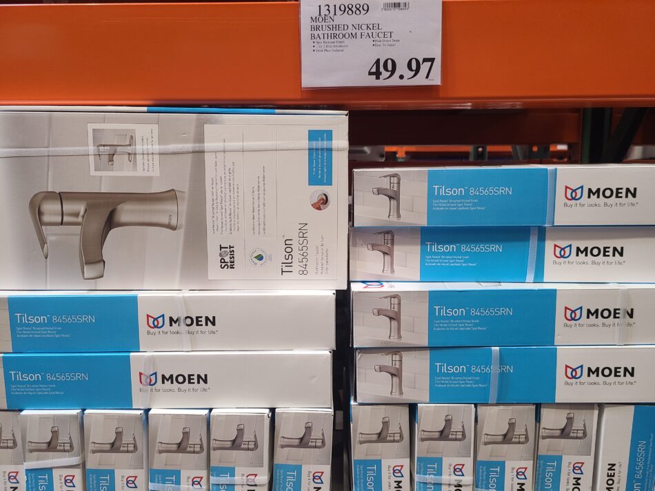 Moen Tilson Brushed Nickel Bathroom Faucet