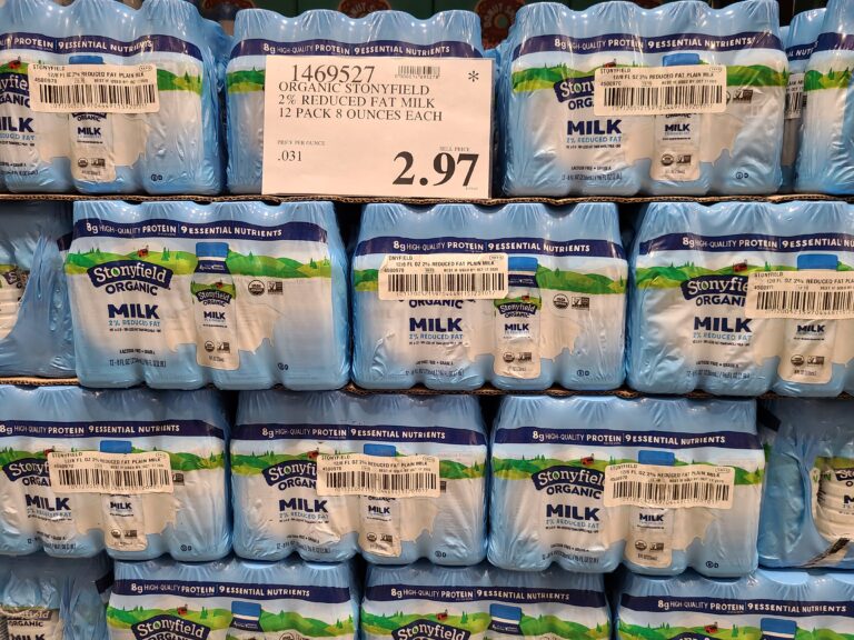 stonyfield protein milk