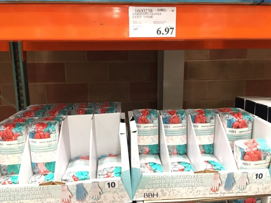 Latex Gardening Gloves 10Pack