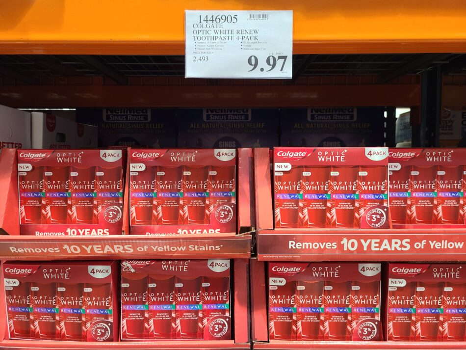 Colgate Optic White Renew Toothpaste 4Pack