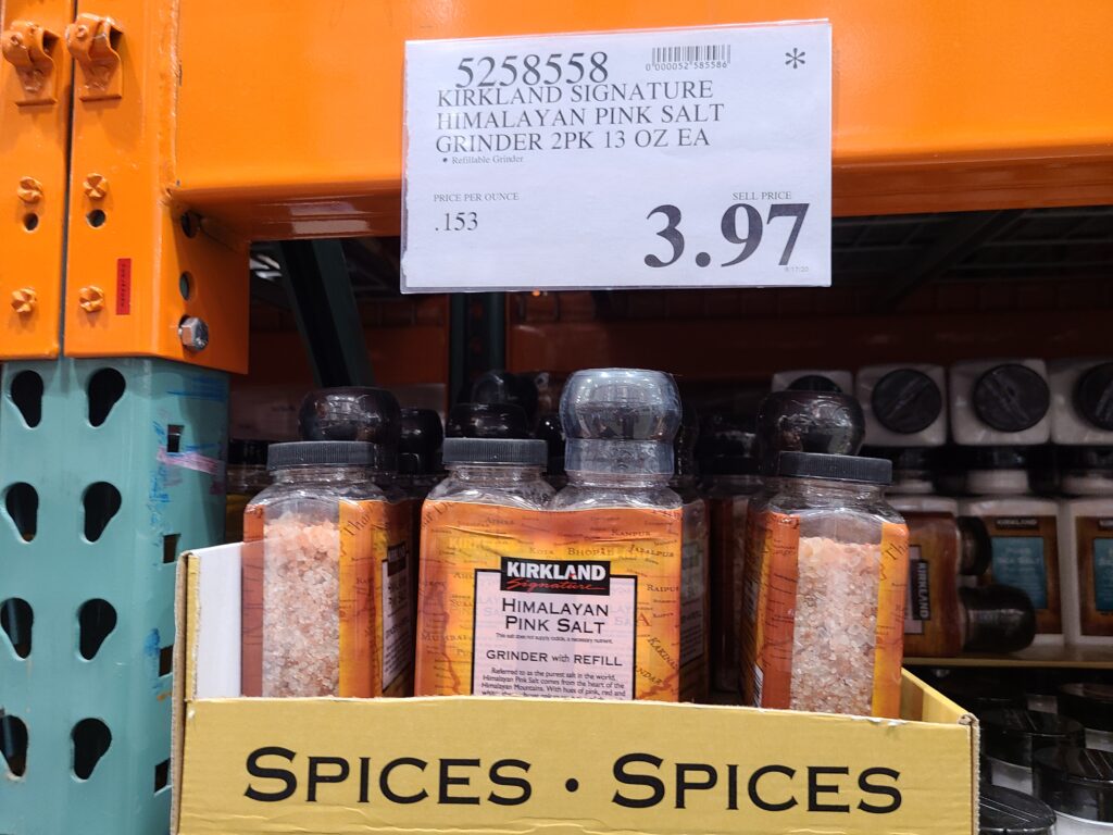 Kirkland Signature Himilayan Pink Salt Grinder 2 pack