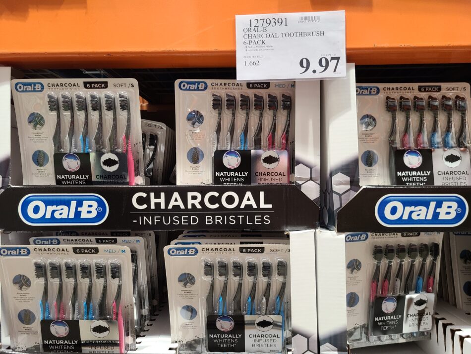 OralB Charcoal Toothbrush 6pack