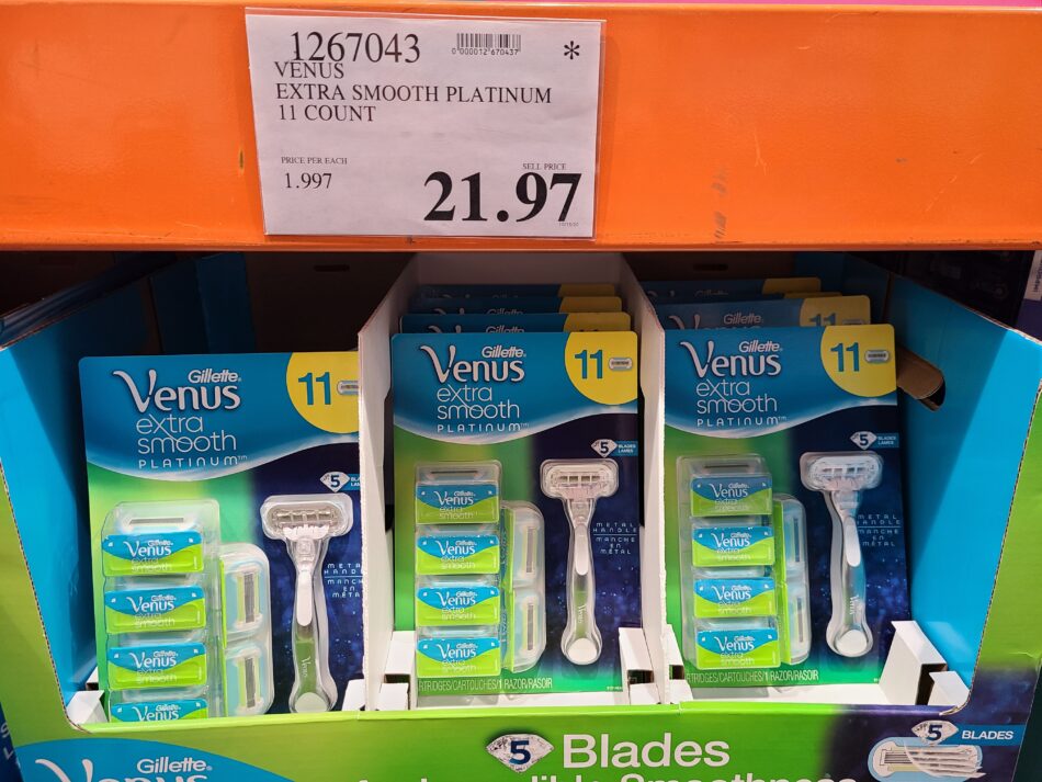 Venus Extra Smooth Platinum Razors
