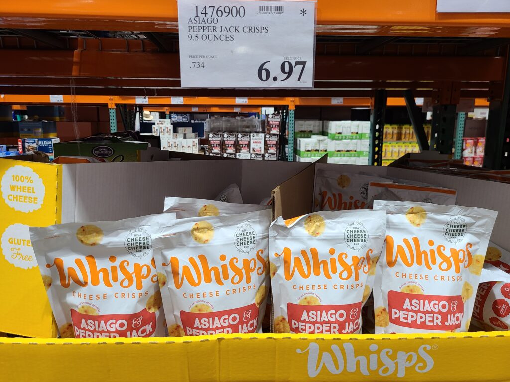 Whisps Asiago & Pepper Jack Cheese Crisps