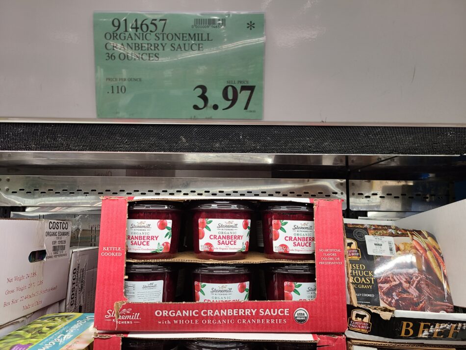 Stonemill Organic Cranberry Sauce