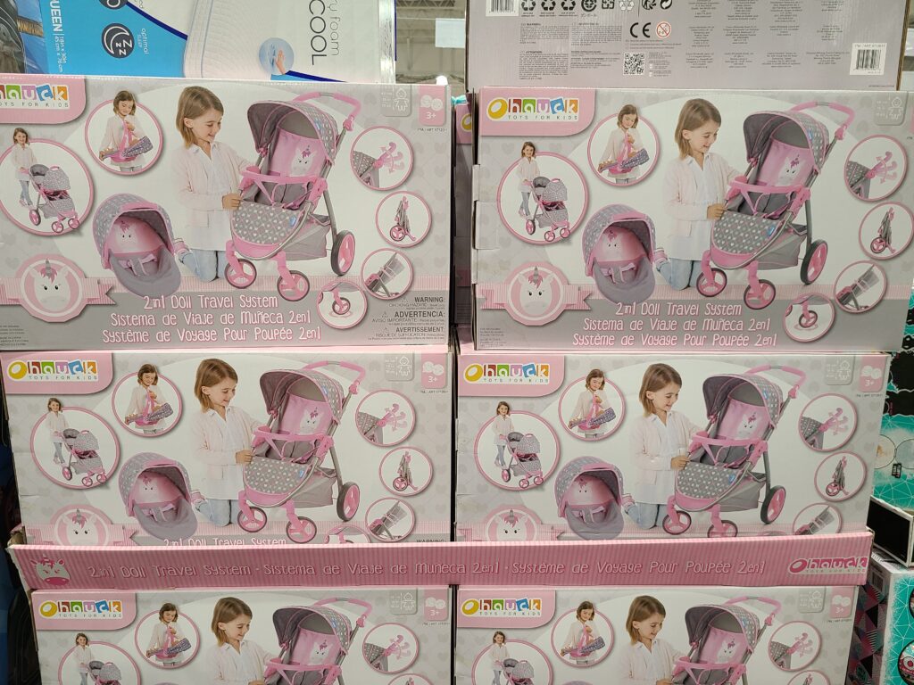 2in1 Doll Travel Set Stroller and Carrier