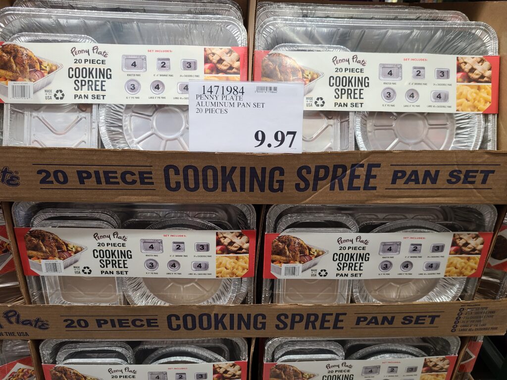 Penny Plate Aluminum Pan Set 20Pack