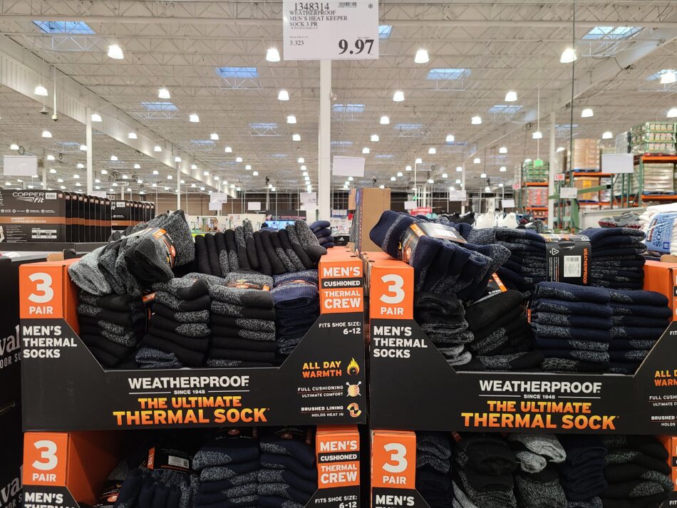 Weatherproof Men's Heat Keeper Socks 3 Pair