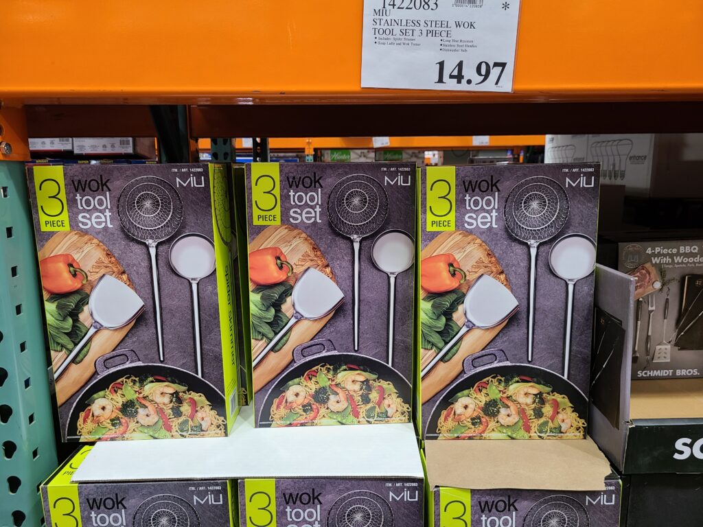 Miu Stainless Steel Wok Tool Set 3 Piece