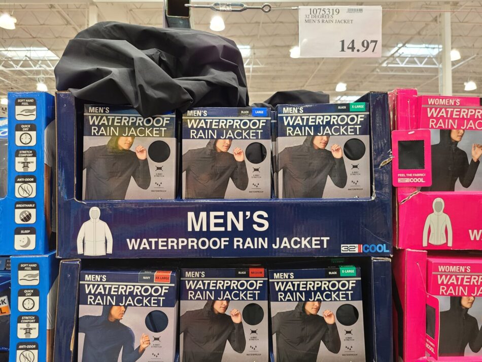 32 Degrees Men's Rain Jacket