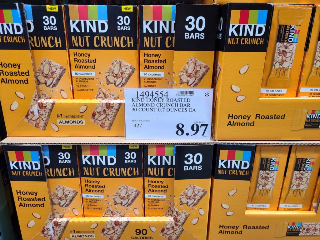 Kind Honey Roasted Almond Crunch Bar 30ct