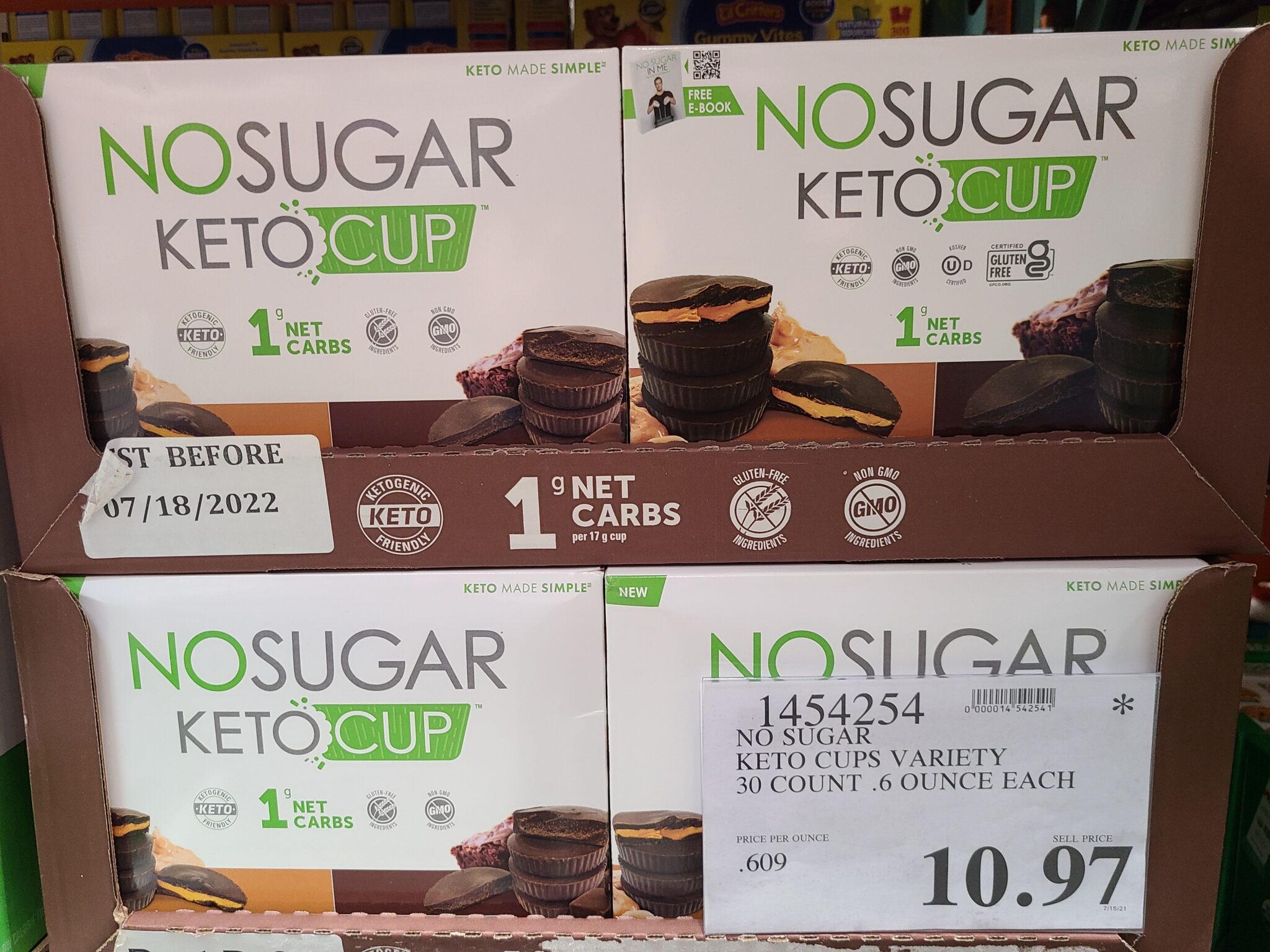 No Sugar Keto Cups