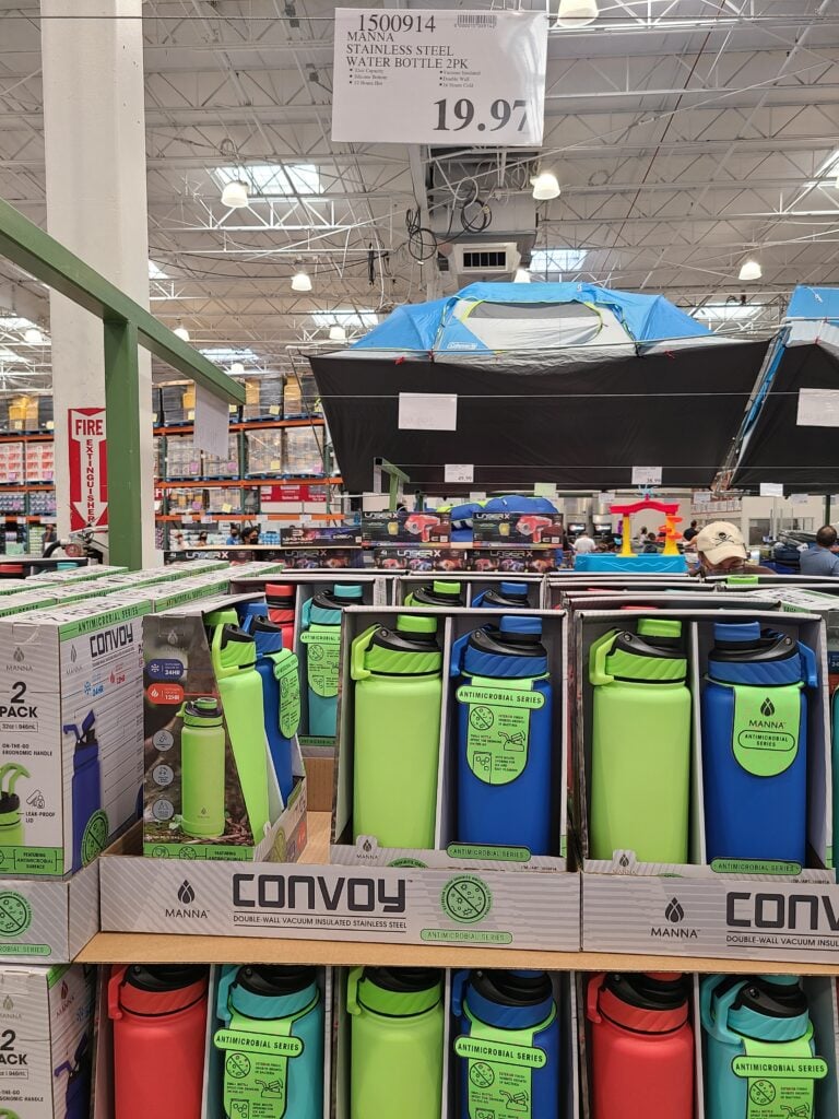 Manna Stainless Steel Water Bottle 2 Pack