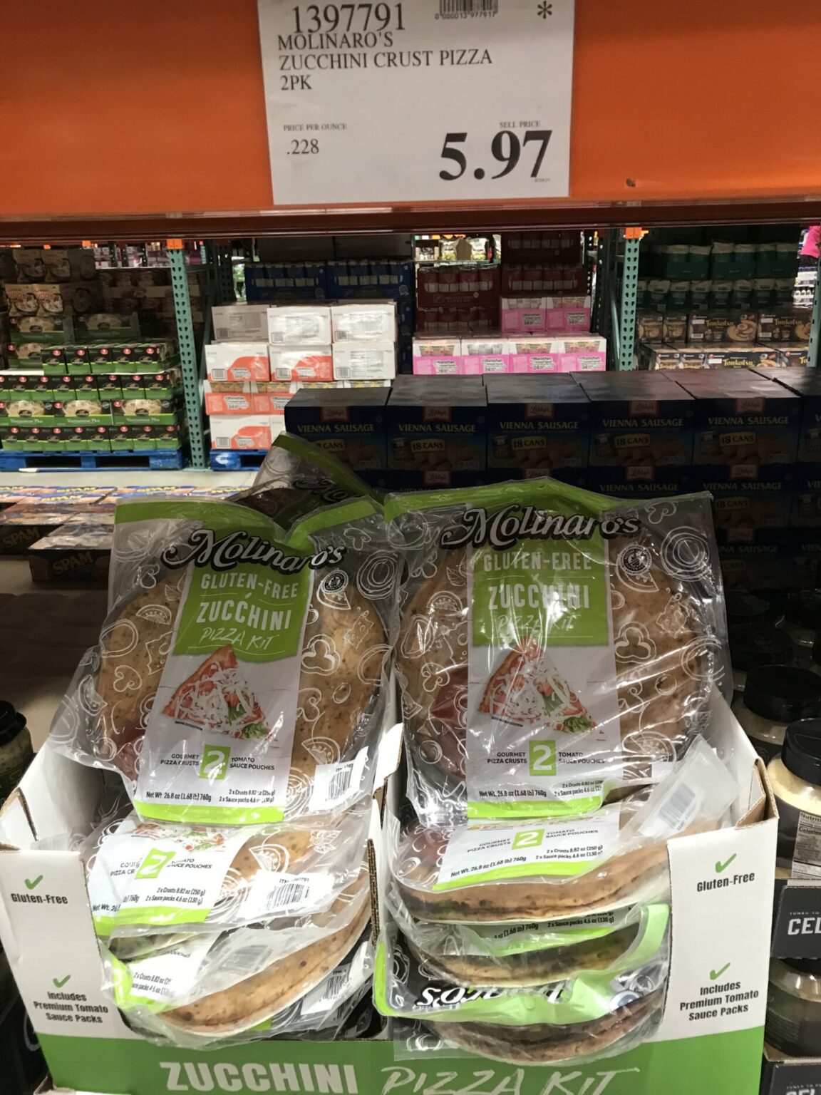 Molinaro's Zucchini Crust Pizza Kit 2 Pack