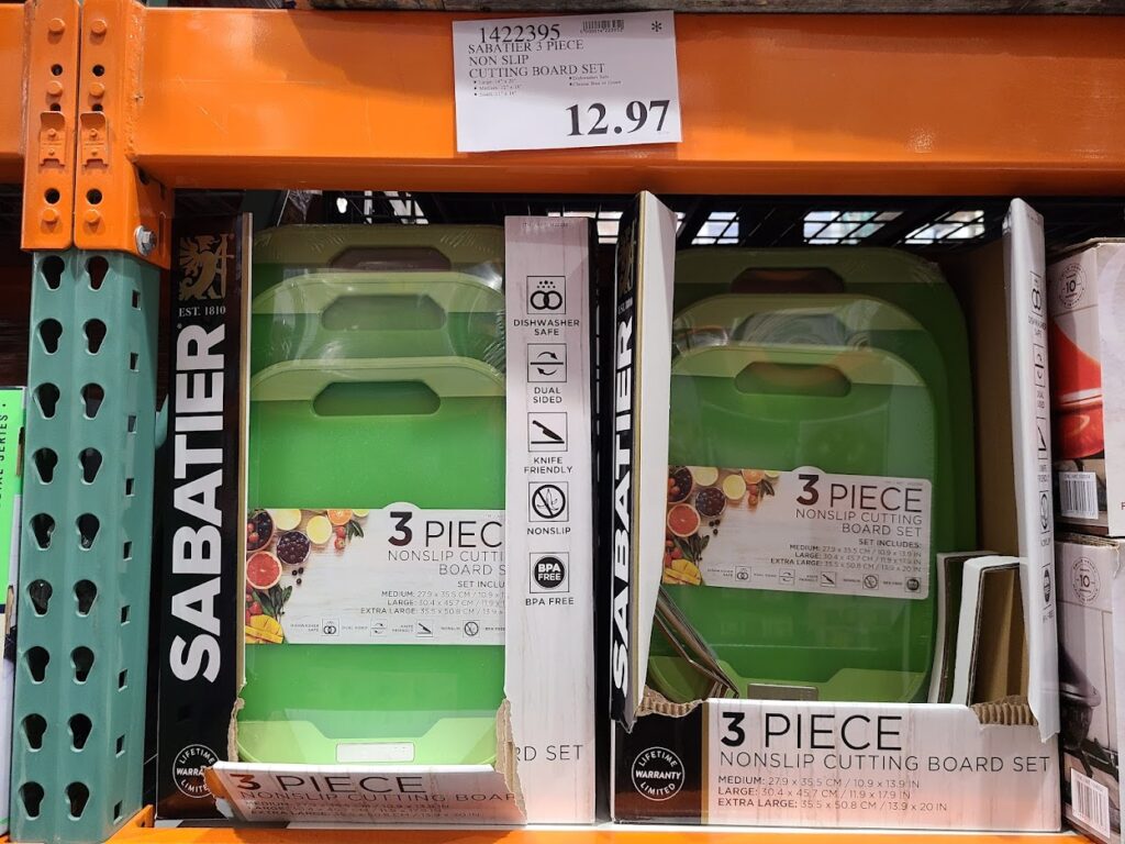 Sabatier 3Piece NonSlip Cutting Board Set