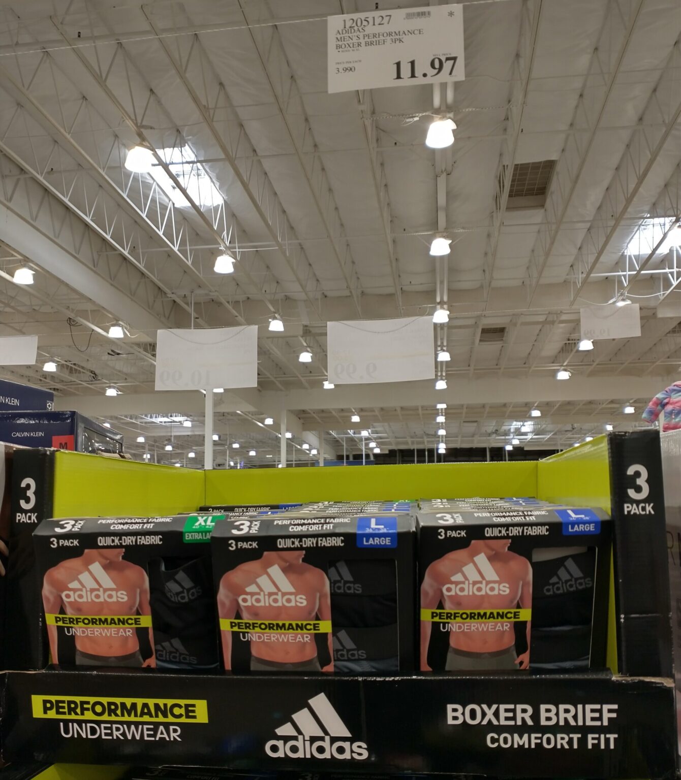 Adidas Men's Performance Boxer Brief 3Pack