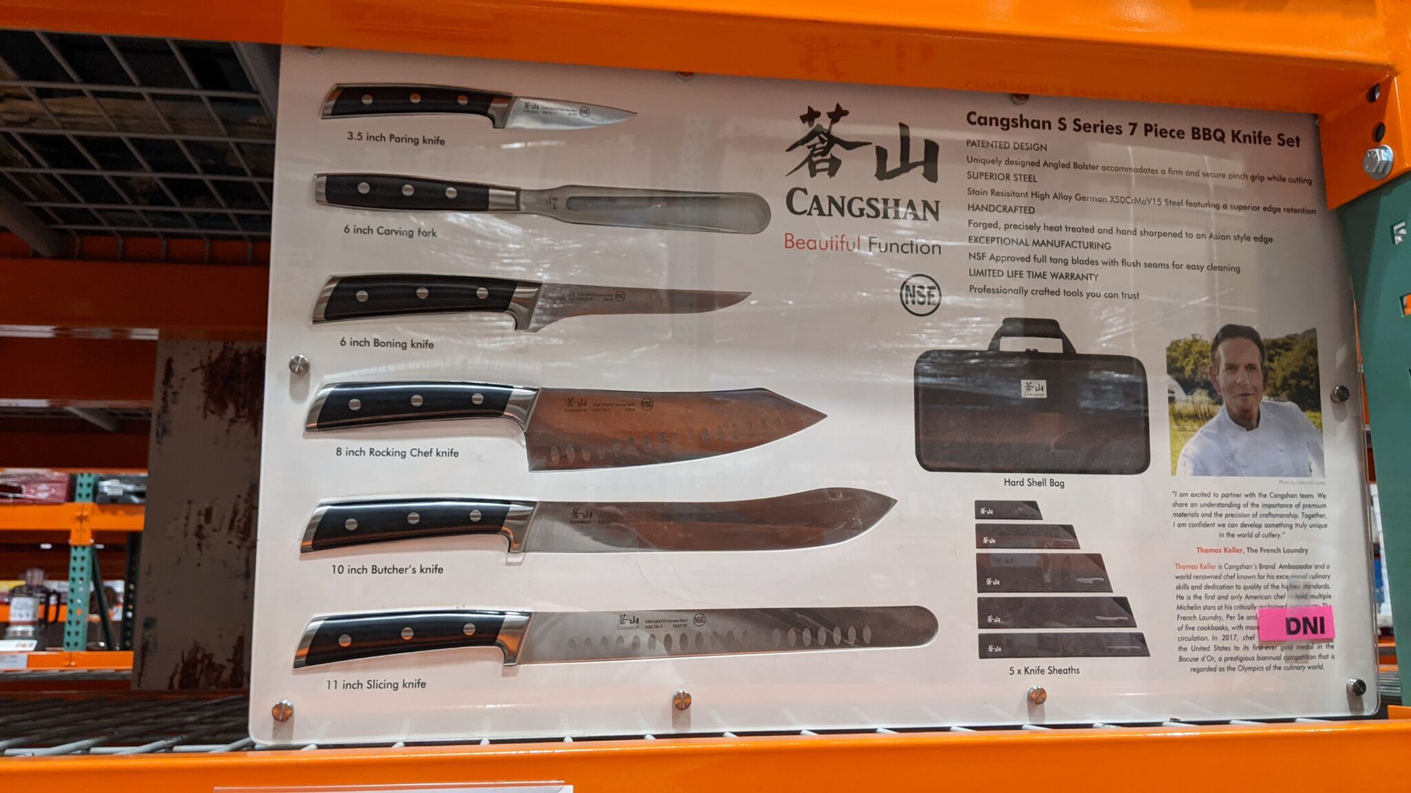 Cangshan 7 Piece BBQ Knives