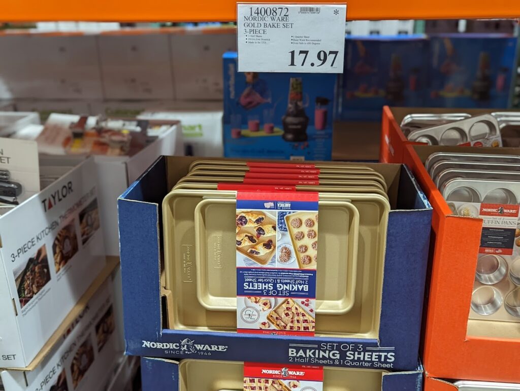 Nordic Ware Gold Bake Set 3 Piece