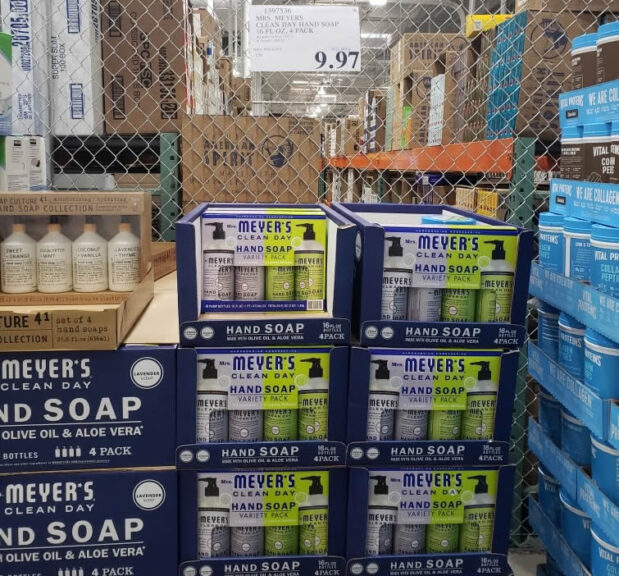 Mrs Meyer's Clean Day Hand Soap 4Pack