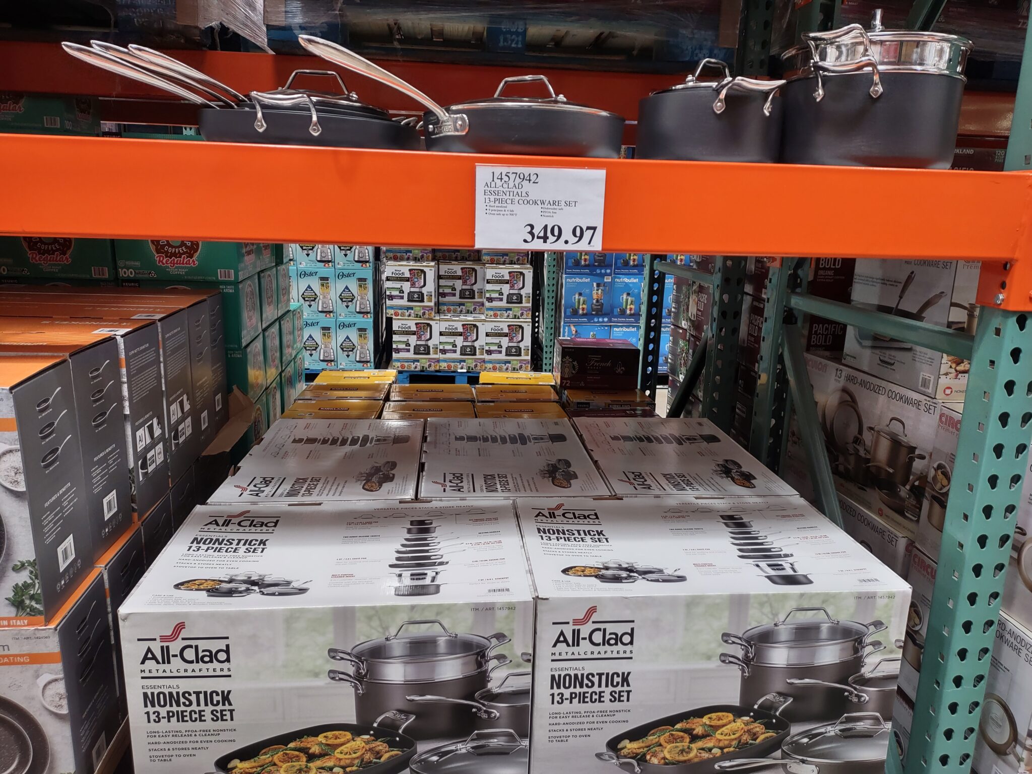 AllClad Essentials 13piece Cookware Set