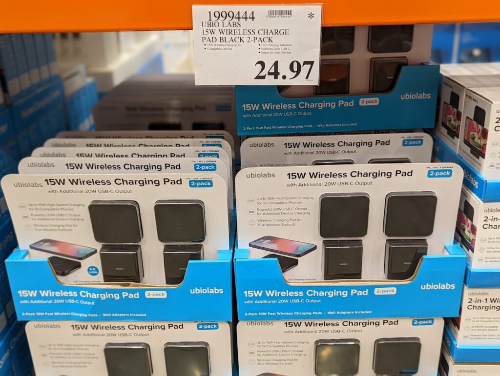 Ubio Labs 15W Wireless Charge Pad 2 pack