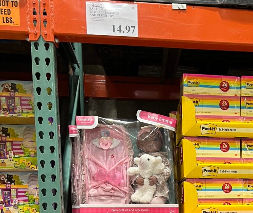 Baby Emma Doll with Accessories and Plush Toy