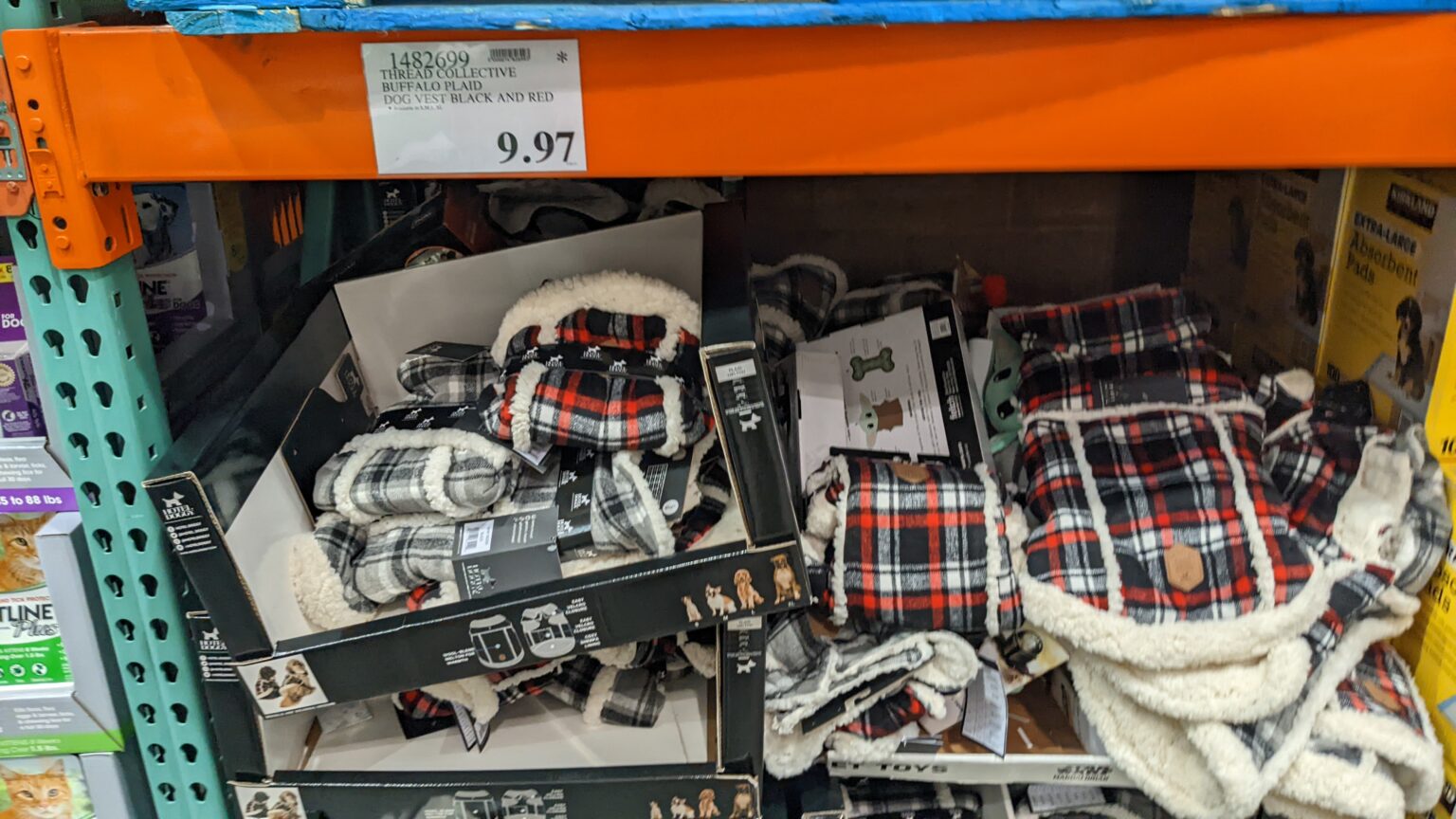 Thread Collective Buffalo Plaid Dog Vest