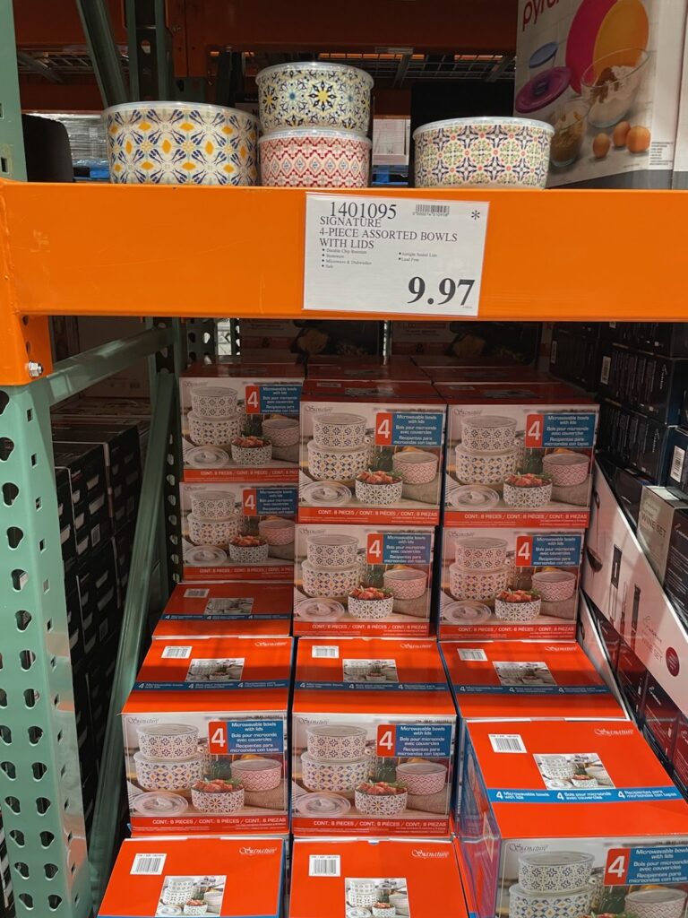 Signature 4Piece Assorted Bowls with Lids