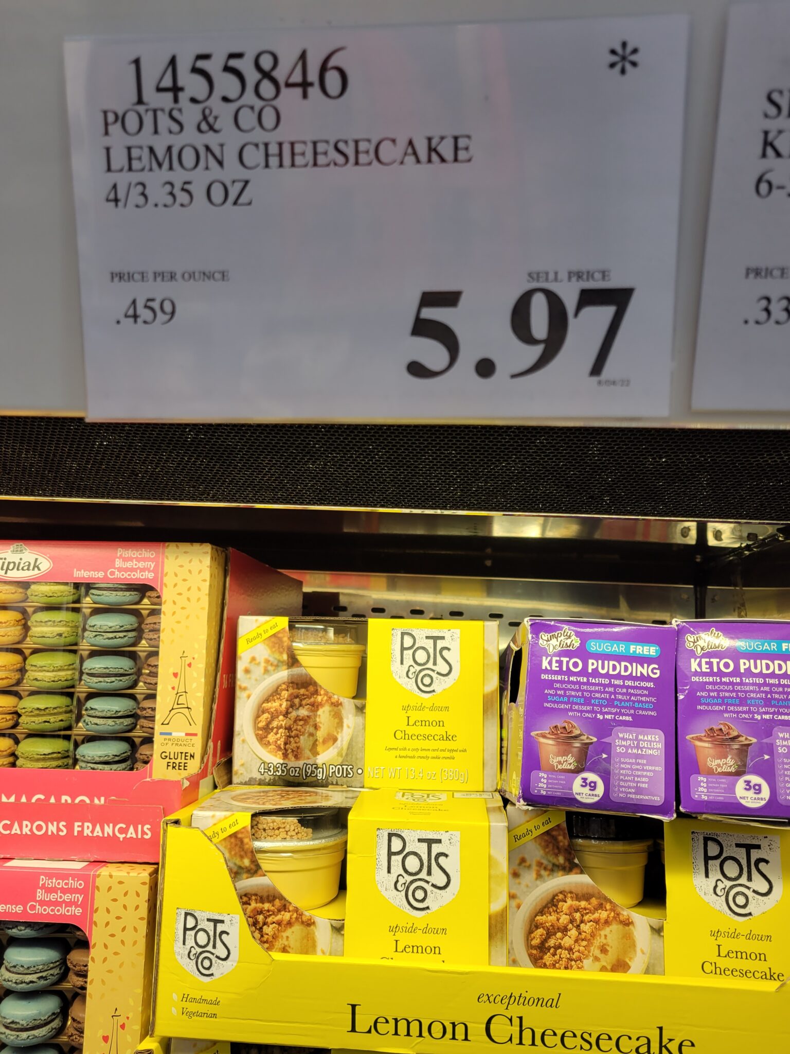 Pots & Co. Lemon Cheesecake Desserts