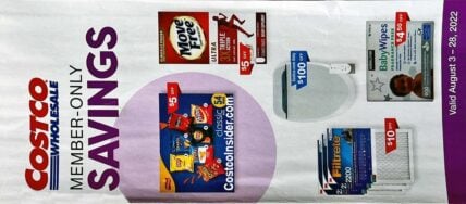 Costco August 2022 Coupon Book Cover