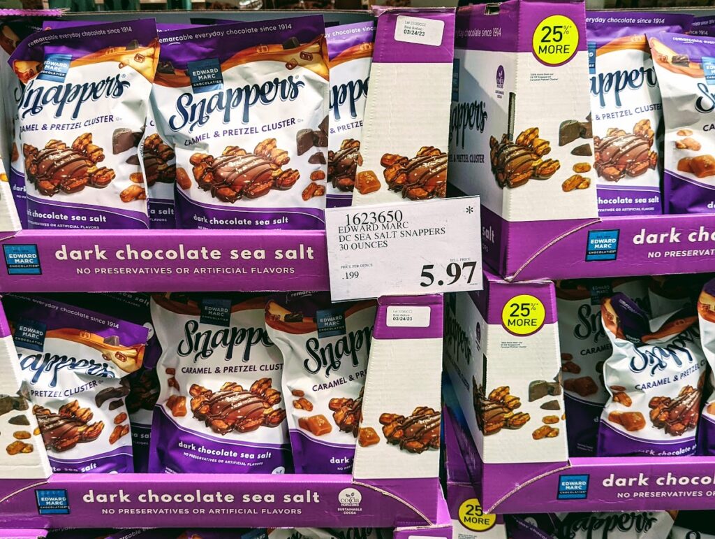 Edward Marc Dark Chocolate Sea Salt Snappers