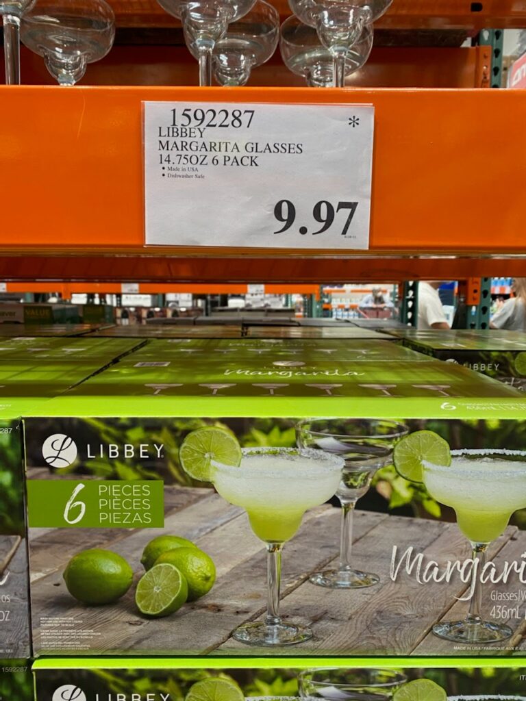 Libbey Margarita Glasses 6 pack