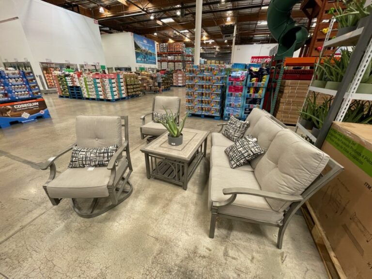 Sunvilla Beth Outdoor 4 Piece Deep Seating Set Costco97