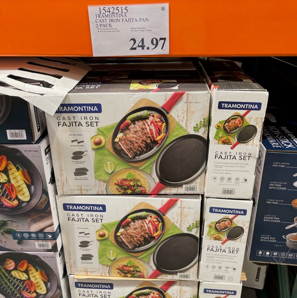 Tramontina Cast Iron Fajita Pan 2Pack