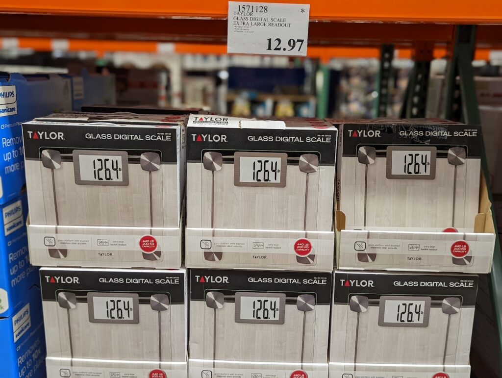 Taylor Glass Digital Scale Extra Large Readout