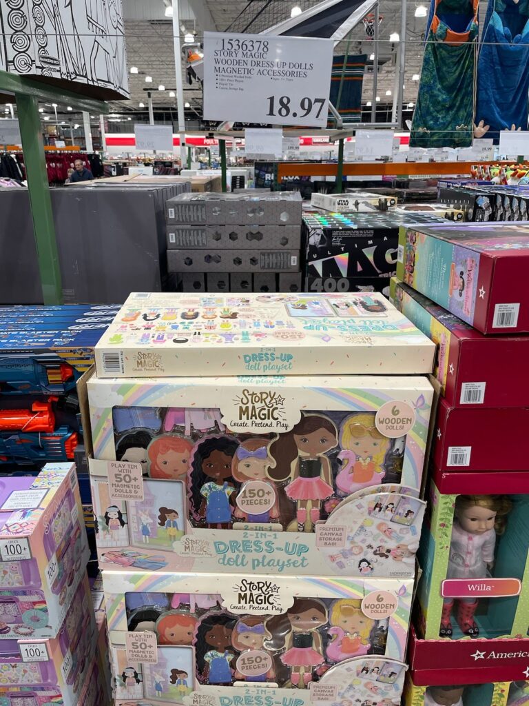 Story Magic Wooden Dress Up Dolls