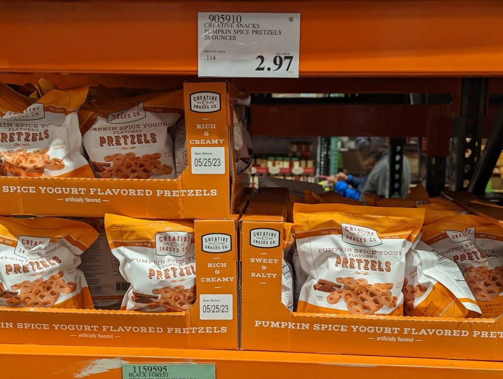 Creative Snacks Pumpkin Spice Pretzels