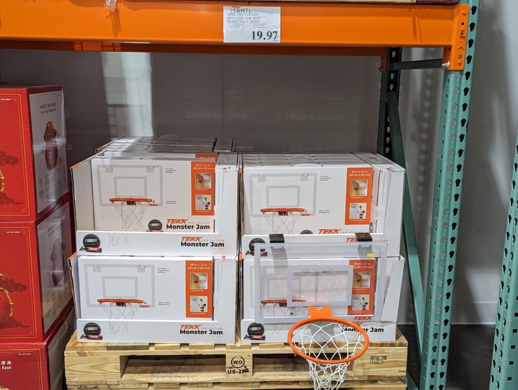 Tekk Pro Edition Monster Jam Mini Basketball Hoop