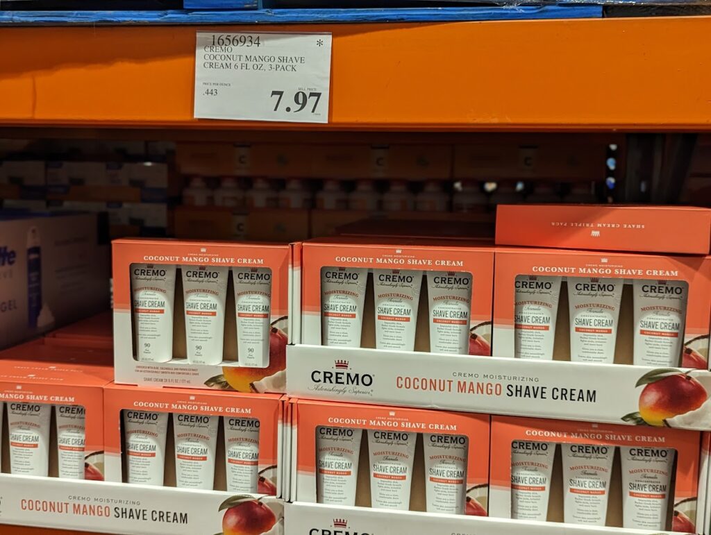 Cremo Coconut Mango Shave Cream 3Pack