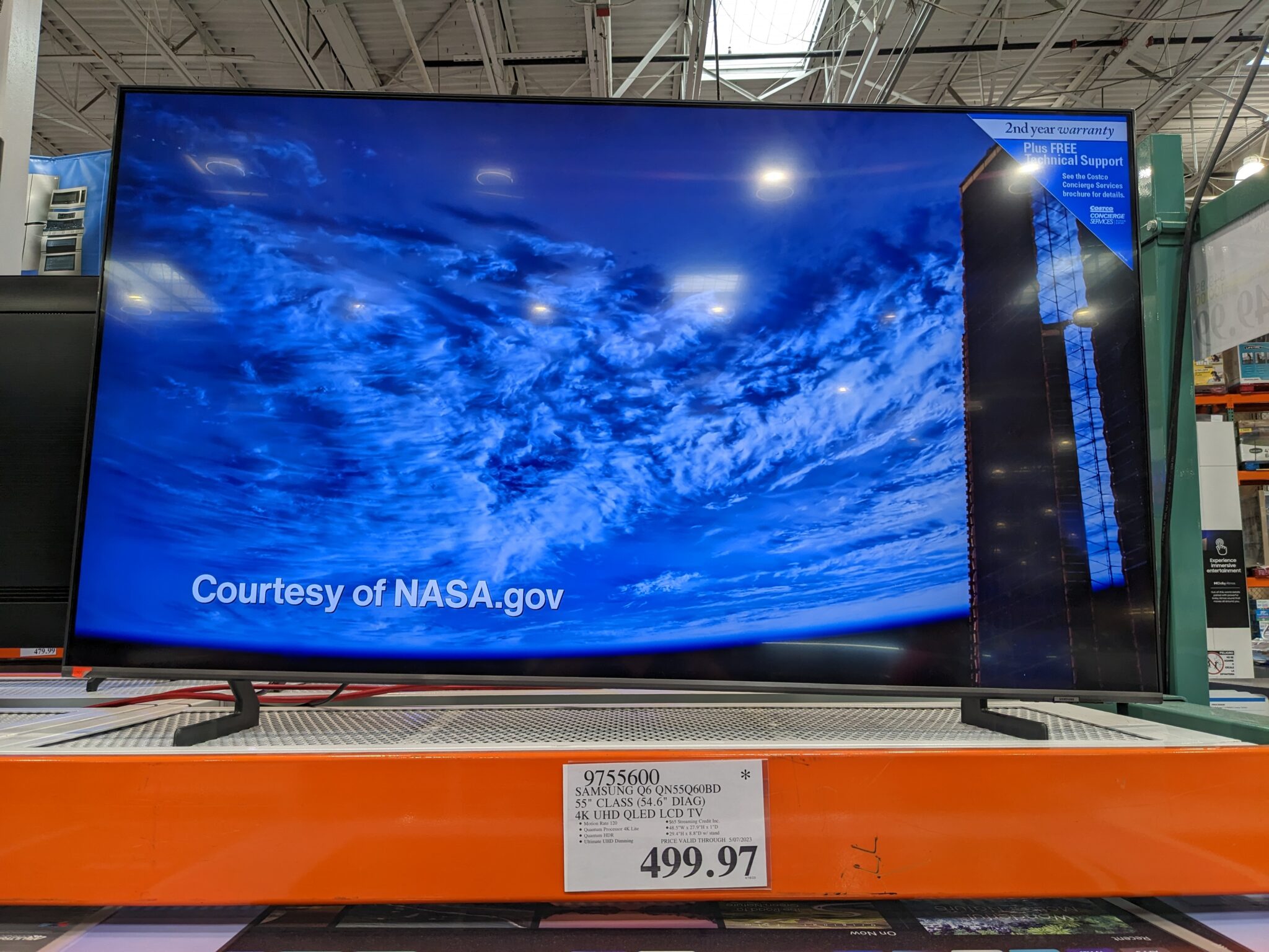 Samsung Q6 QN55Q60BD 55" Class 4K UHD QLED LCD TV